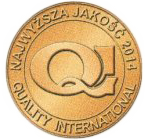 Best Quality Award and Quality International sign for ZOZ in Końskie